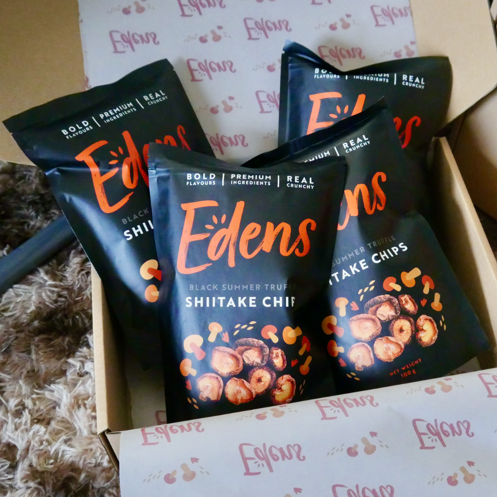 Black Summer Truffle Shiitake Chips