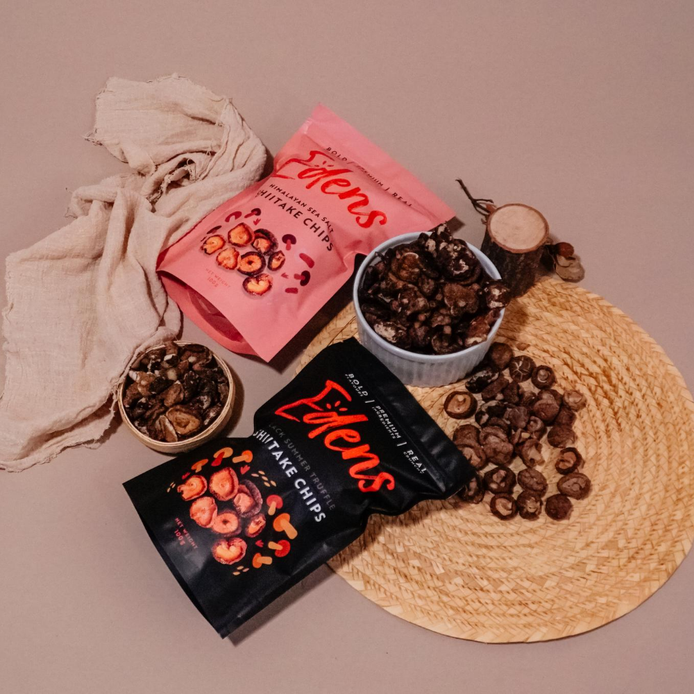 Black Summer Truffle Shiitake Chips