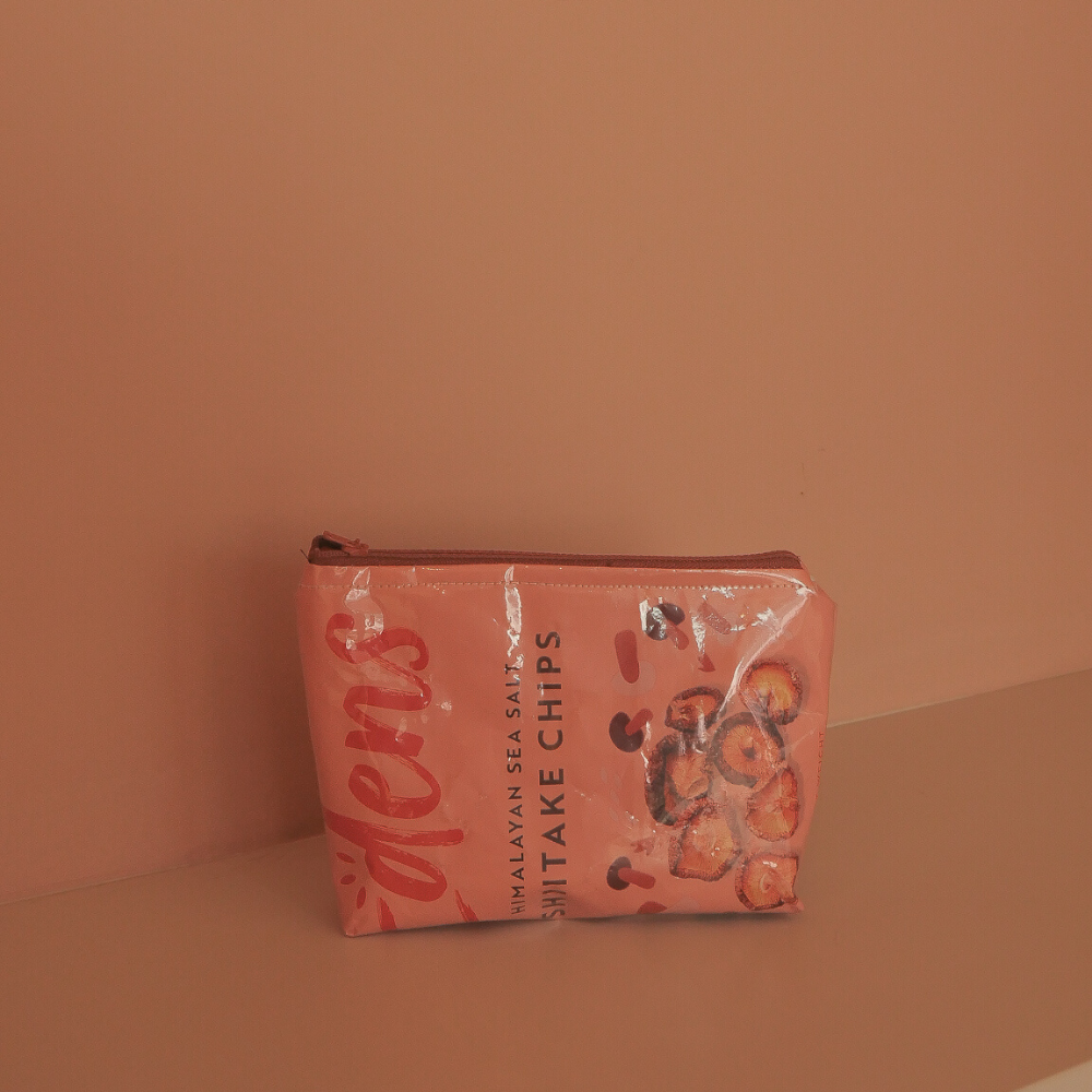 Black Upcycled Pouch