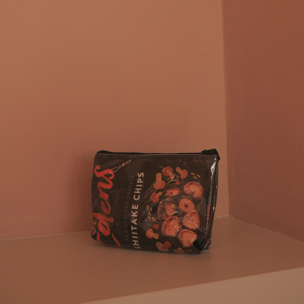 Black Upcycled Pouch