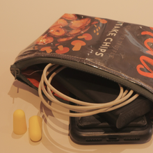 Load image into Gallery viewer, Black Upcycled Pouch
