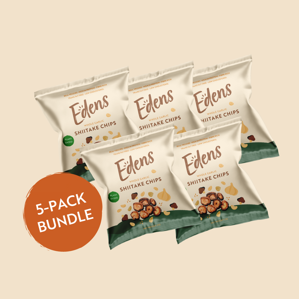 25g x 5 Garlic Shiitake Chips