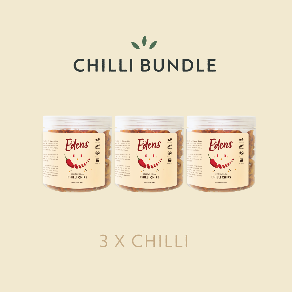 Mala Dried Chilli Chips (Bundle of 3)